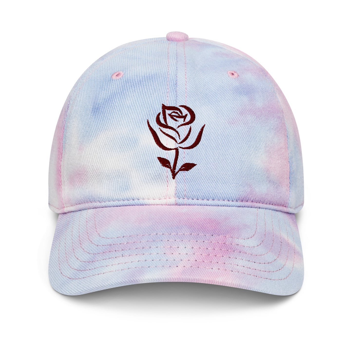 Rose Graphic Tie Dye Cap