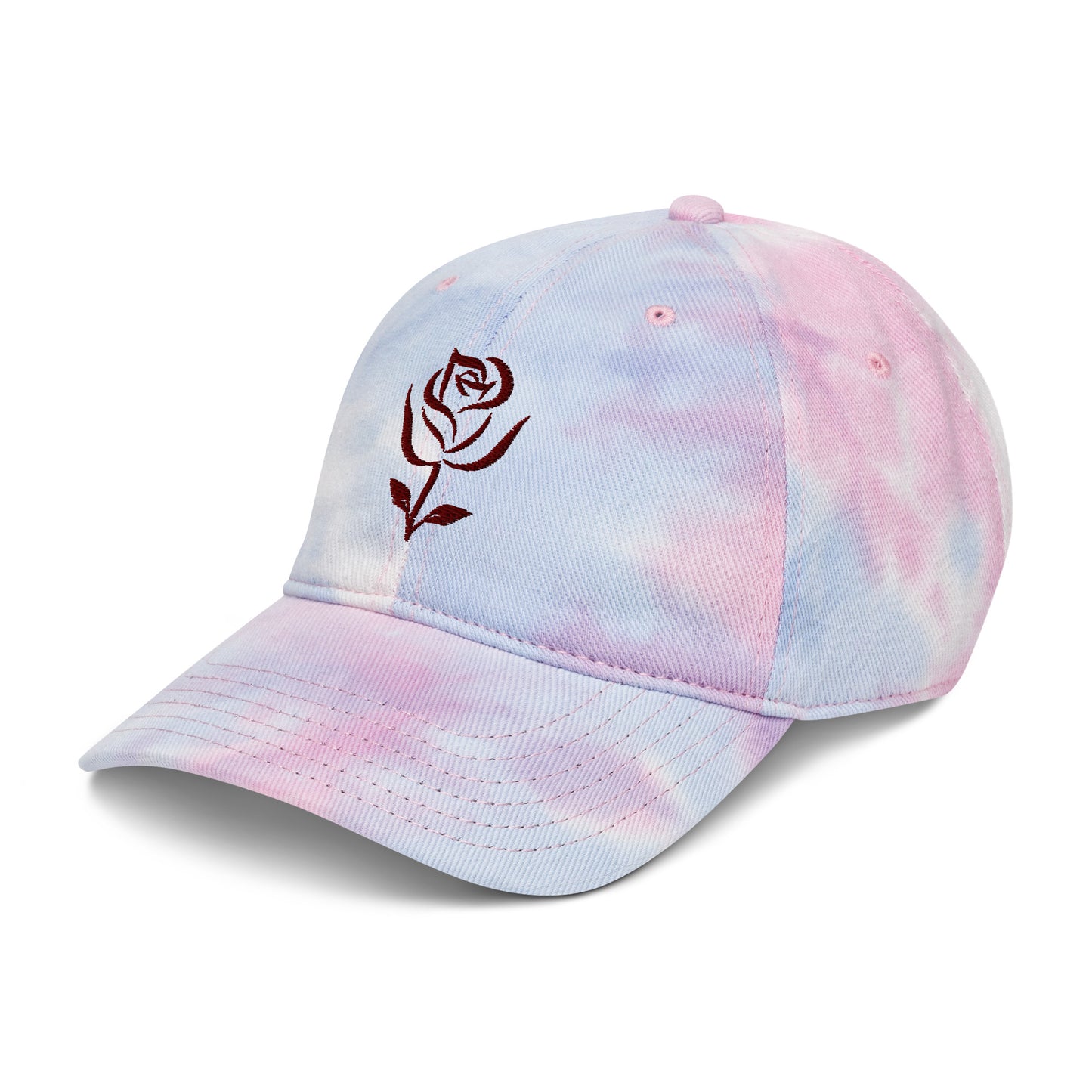 Rose Graphic Tie Dye Cap