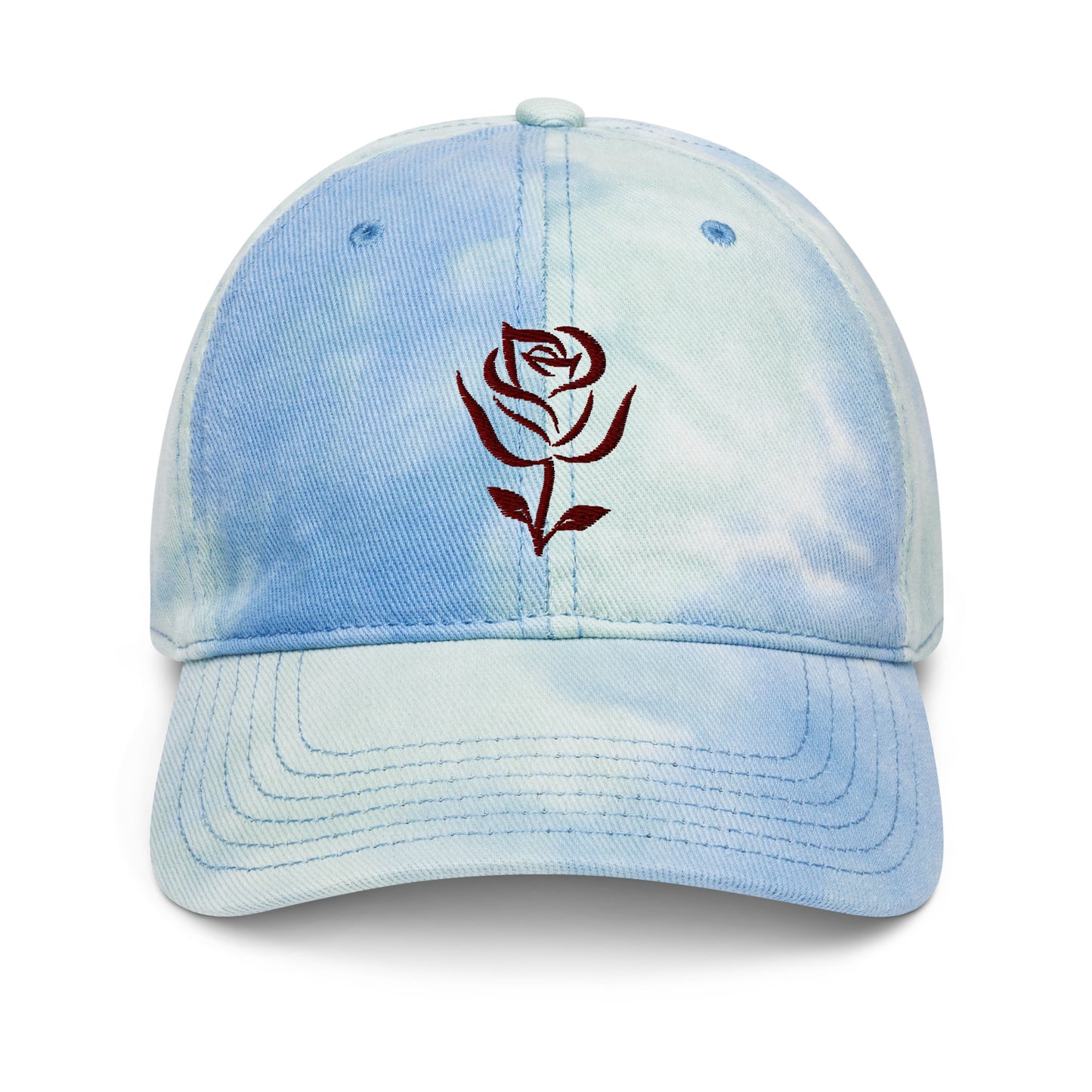 Rose Graphic Tie Dye Cap